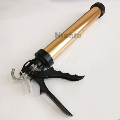 China Wholesale One Force Manual Pressure Adjustment 16 Inch Silicone Gun Building Sealant Caulking Gun for sale