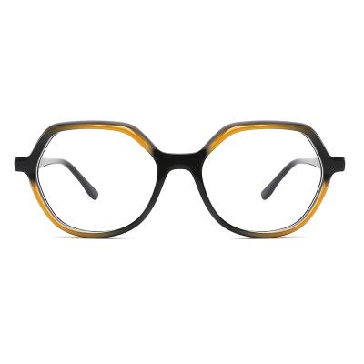 China High Quality And Environmentally Degradable Single Vision Acetate Optical Vision Glasses for sale