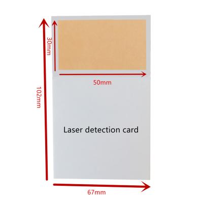 China Other 700nm to 1400nm Card Laser Viewing Card IR Laser Detection Ceramic Card for sale