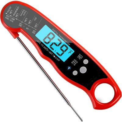 China Kitchen Thermometers Instant Read Ultra Waterproof Digital Meat Thermometer with Backlight for Cooking, Outdoor Cooking, BBQ, and Grill for sale