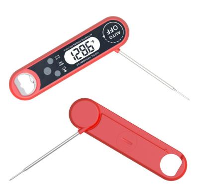 China Kitchen Thermometers Waterproof Ultra Instant Read Digital BBQ Meat Grill Thermometer With Bottle Opener for sale