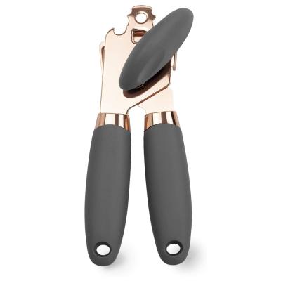 China Stainless Steel Multifunctional Multifunctional Can Opener With Soft Grip Handles for sale