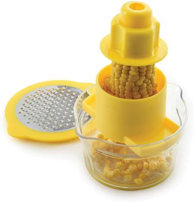 China Plastic 4 in 1 Multifunctional Corn Stripper With Measuring Cup for sale