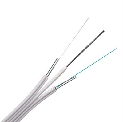 China Access Network Butterfly Interfaces Cable Ftth 1/2/4 Core Single Mode Fiber Optic Drop Cable For Outdoor for sale