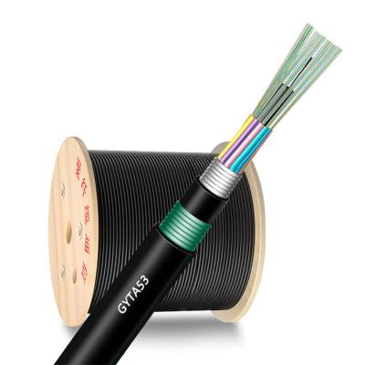 China Direct Buried / Duct / Aerial Gyta53 12 24 36 48 72 192 144 288 Core Single Mode Outdoor Fiber Optic Cable Armored for sale