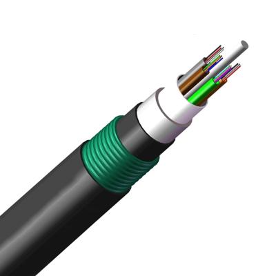 China Direct Buried/Duct/Aerial Direct Buried Armored Fiber Optic Cable 36 Core Dual Fiber Optic Cable 36 Core Single Mode Cable Price Per Meter Gyta53 for sale