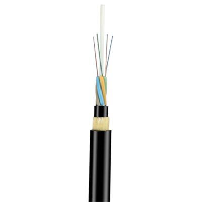 China Computer Networks Single Mode 4 Hilos 12 24 36 48 72 128 144 Core Fiber Optic Cable Fibra Optica Adss Cable for sale