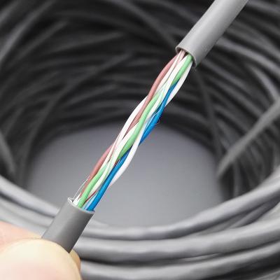 China Computer Networks Internet Cable Utp Cat5e Fluke Cable 305m Cca Test Patch Cord With Connectors Rj45 Cat5 Lan Cable for sale