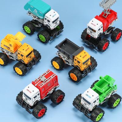 China Toy Diecast Diecast Engineering Vehicle Deformation Car Toy Traffic Toy Friction Construction Truck for sale