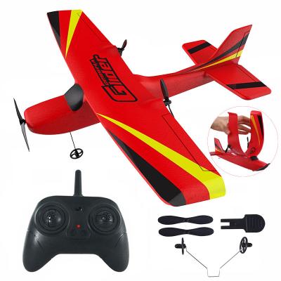 China Ace Picture 2.4Ghz 2 Channel Medium Foam Built-in Gyro Aircraft PPE Gliding Remote Control Airplane for sale