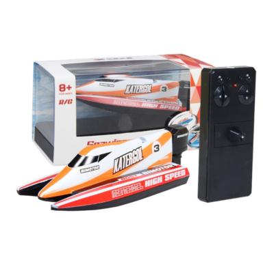 China Remote Control Water Speed ​​F1 Boat Mini Electric Boat 2.4ghz RC F1 High Speed ​​Boat 4 CH Mini Outdoor Toy Kids Children for sale