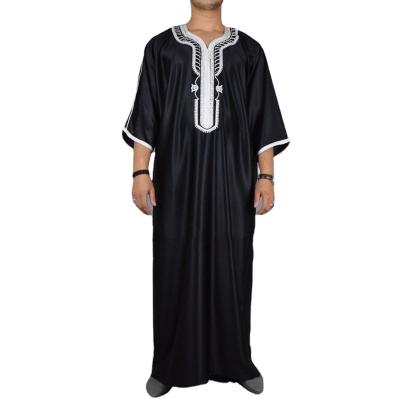 China New Factory Price Contemporary Design Polyester Straight Casual Plus Size Ethnic Style Muslim Long Dress for sale