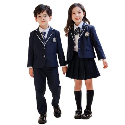 China Promotional Customized Polyester New Product Polyester Primary Students Medium School Uniforms for sale