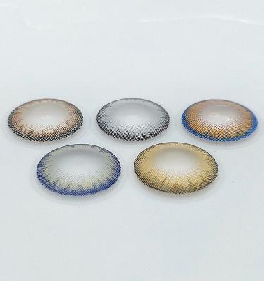 China PRO Hybrid high quality natural color contact lens color cotacts annual natural cosmetic lenses for sale