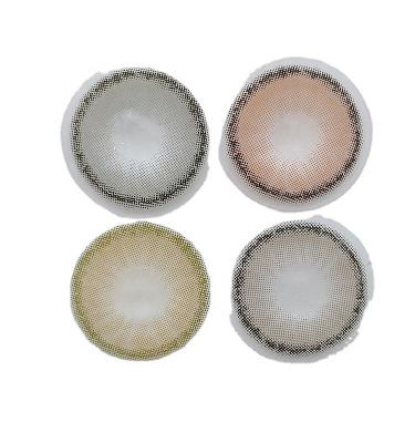 China CRIQUE hybrid cheap cosmetic colored contacts high quality soft wholesale 3 tone color contact lens for sale