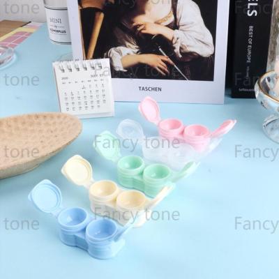 China PP Wholesale Cheap High Quality New Style Contact Lens Case Easy To Use And Beautiful Contact Lens Case for sale