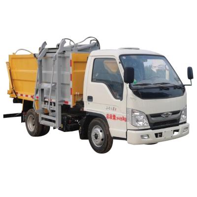 China Farms Good Quality 4cbm 5cbm China Brand Compactor Garbage Truck 8ton Garbage Haul Truck for sale