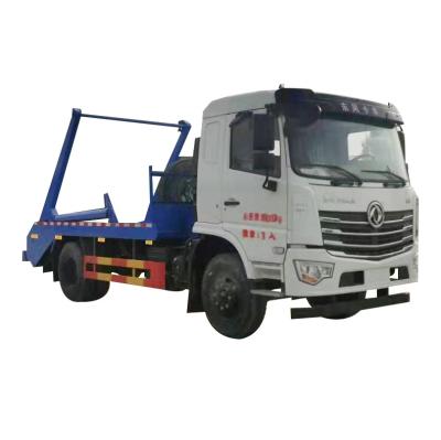 China Farms 4x2 Swing Arm Waste Bin Dump Self Loading Garbage Truck For Sale for sale