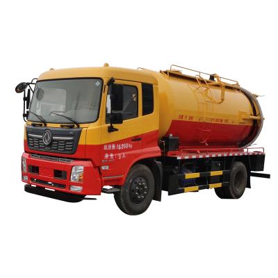 China Industrial Grade Sewage Suction Vacuum Tank Truck Cleaning Sewage Suction Truck High Pressure Cleaning > 50T for sale