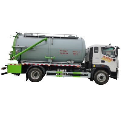 China Durable Top Quality Vacuum Car Toilet Sewage Treatment Clean Equipment Truck Cleaning Sewage Suction Truck > 50T for sale