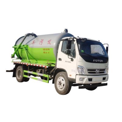 China Good Condition New 4*2 Vacuum Sewage Suction Truck 7.0cbm 4.5cbm 8.19cbm Sewage Suction Truck For Sale > 50T for sale