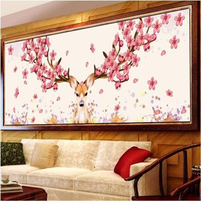 China New Custom Handmade DIY Diamond Painting Full Diamond Painting Elk DIY Living Room Bedroom Decoration Eco-friendly for sale