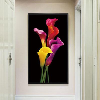 China Full Cube Eco-Friendly Diamond Custom Decorative Painting in Diamond Painting Calla Lily Diy Diamond Painting Living Room New Drill Rubik for sale