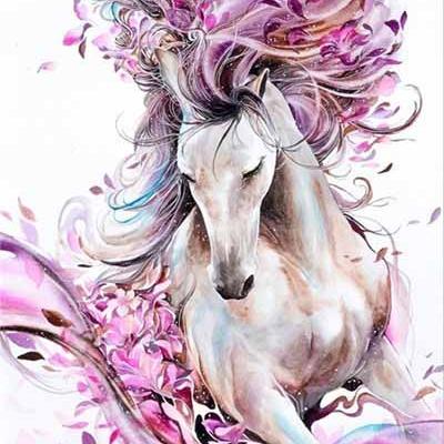 China Diamond Embroidery Cross Stitch eco-friendly DIY Diamond Painting Horse Diamond Mosaic animal painting 5d for sale