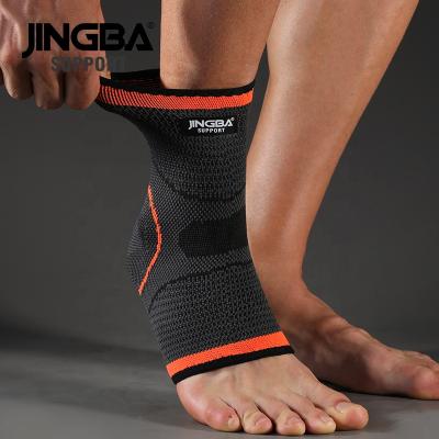 China Soft JINGBA SUPPORT Protective Strap 7047B Ankle Training Tight Weaving Cross Fit Ankle Brace for sale