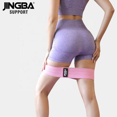 China High Elasticity JINGBA SUPPORT 8924 3 PICS / Set Logo Exercise Hip Bands Booty Custom Resistance Bands for sale