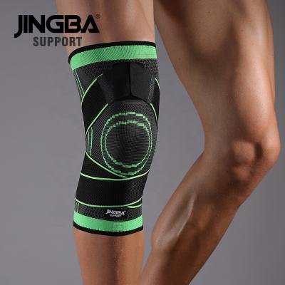 China JINGBA SUPPORT 8067A Elastic Breathable Compression Knee Support Sleeves For Daily Life Sport Activity Therapy for sale