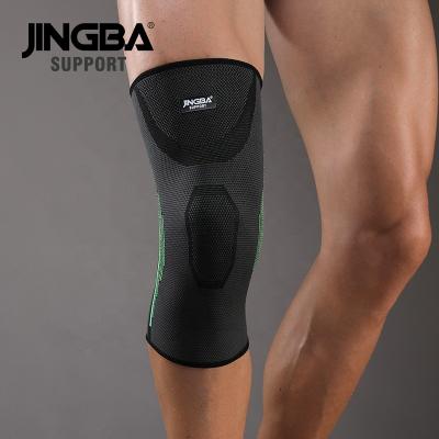 China Universal JINGBA SUPPORT Pads 9067A Medical Knee Support Brace Compression Sports Knee Sleeves Spandex Nylon for sale