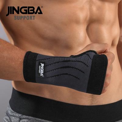 China High Elasticity JINGBA SUPPORT 6027 Customized Hand Wrist Wraps Gym Sports Wrist Band For Boxing Retraining Trainers for sale