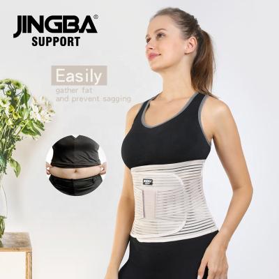 China Waist Shaping Effect JINGBA SUPPORT 5052 High Elastic Waist Support Binder Abdominal Tummy Slimming Belt Trainer Wrap Belt For Adult for sale