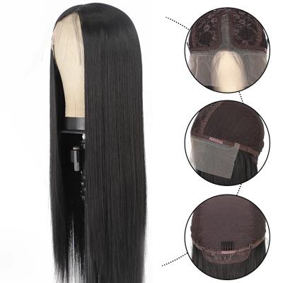 China Best Quality Cheap Price Silky Straight Long Full Lace Brazilian Wave Hair Wig for sale