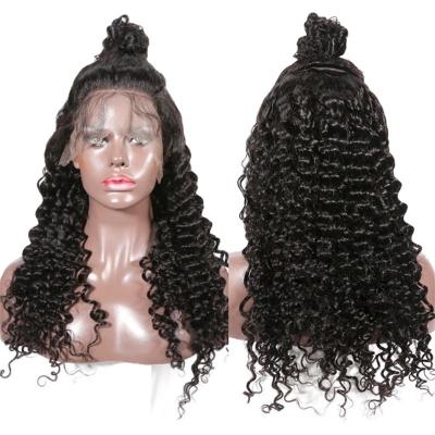 China Water Wave Fashion Design Full Lace Human Hair Wigs Hd Virgin Curly Full Lace Front Human Hair Wigs for sale