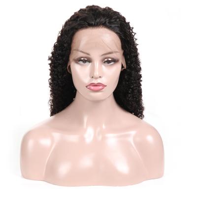 China Hot Selling Brazilian Water Wave 150% HD Human Hair Lace Frontal Wig For Black Women for sale