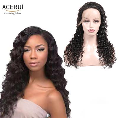 China High Density Body Wave 180% Lace Front Wigs Transparent Frontal Human Hair Wig for sale