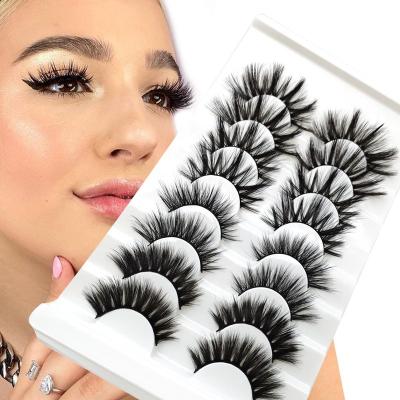 China Wholesale 5d 3d Mink Eyelashes Natural Soft Custom Eyelash Box Packaging Vendor Private Label Flare False Lashes Fluffy for sale