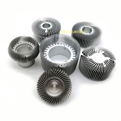 中国 Aluminum Led Light Round Heat Sink For 20w To 50w Aluminium Hollow Circular Heatsink 販売のため