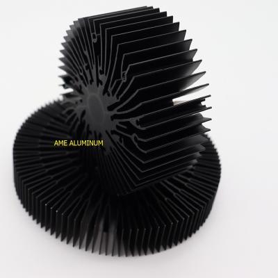 중국 Custom Aluminum Extrusion Heatsink Round Manufacturer 판매용