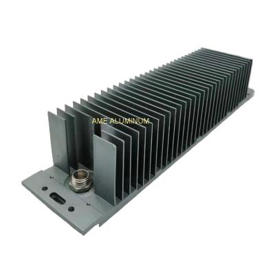 China Aluminum Heat Sink Module Cooler Fin Heat Radiator Board Cooling For Amplifier Transistor Semiconductor Devices Black Tone à venda