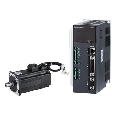 China Totally Enclosed Synmot 60MM 2.4N m 0.4kW Servo Motor Drive Servo Kit For Automation for sale