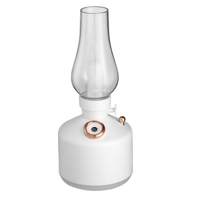 China 280ML Modern Ultrasonic Air Humidifier with Lamp USB Car Mist Maker Aroma Oil Diffuser Retro Aromatherapy Humidifiers for sale