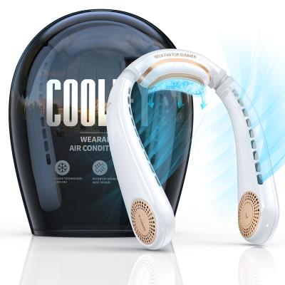 China Cool 10-12 Degree Instantly 2021 Series Portable Air Conditioner TORRAS Coolify USB Rechargeable Leafless Powered Semiconductor Neck Cooling Fan for sale