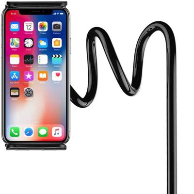 China TORRAS Adjustable Cell Phone Holder For Bed 43.31 Inch Long Gooseneck Arm Phone Holder Compatible With iPhone 11 Pro Max/XR/Xs Max/X for sale