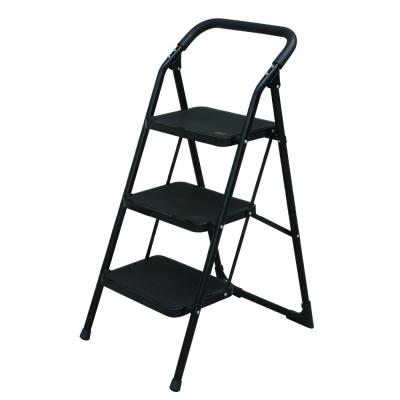 China Steel Folding Ladders 3 Step Household Ladder for sale