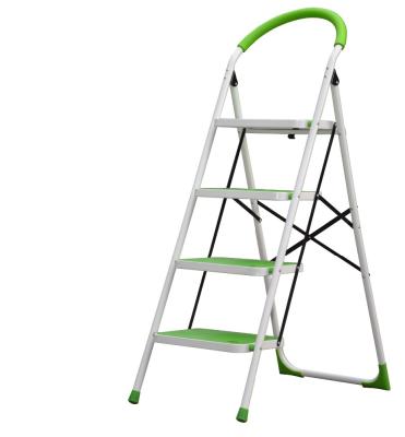 China Folding Ladders Super Wide Mobile Step Platform Steel Ladder for sale