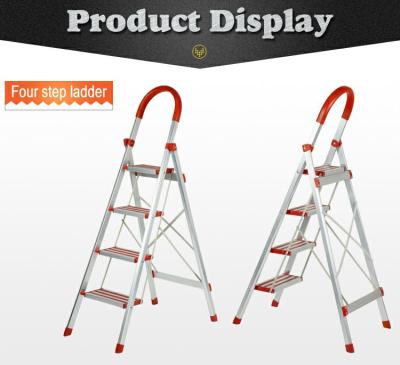 China Convenient Folding Ladders Non-slip Colorful Aluminum Ladder Household for sale