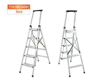 China Folding Ladders Household Movable Aluminum Retractable Ladder for sale